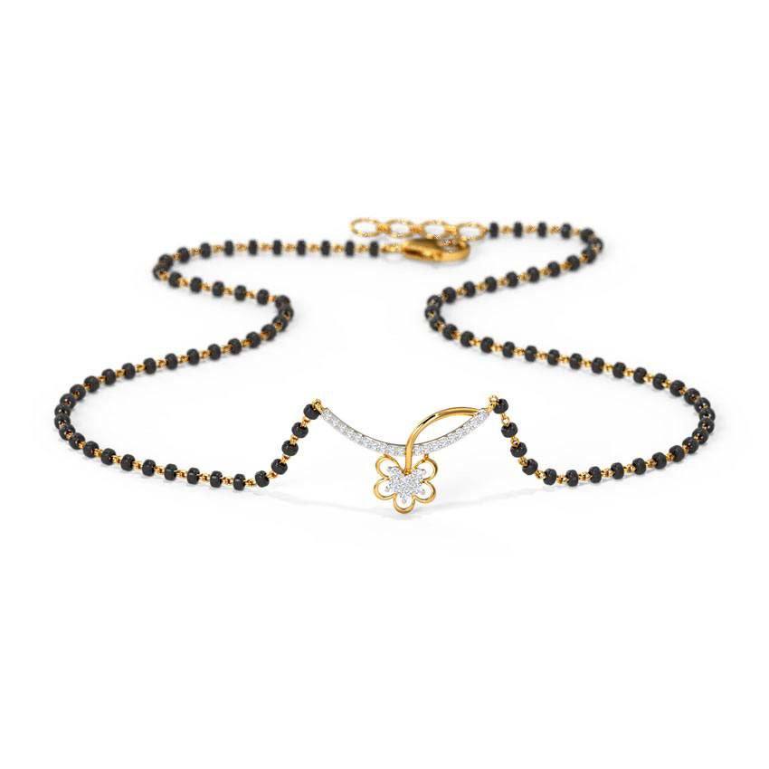 Women's Flower Pendant Mangalsutra