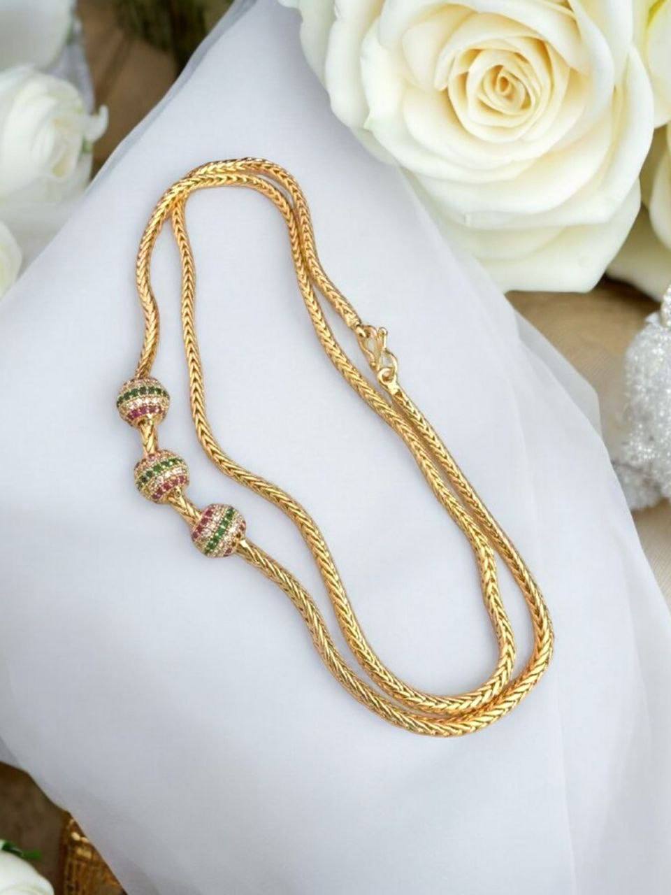 Long Gold Chain For Women's