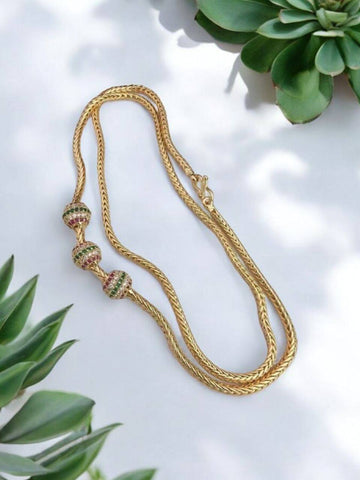 Long Gold Chain For Women's