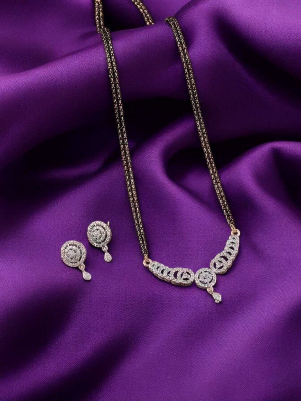 Unique Mangalsutra & Earings For Women's