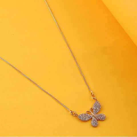 Women's Butterfly Pendant Chain