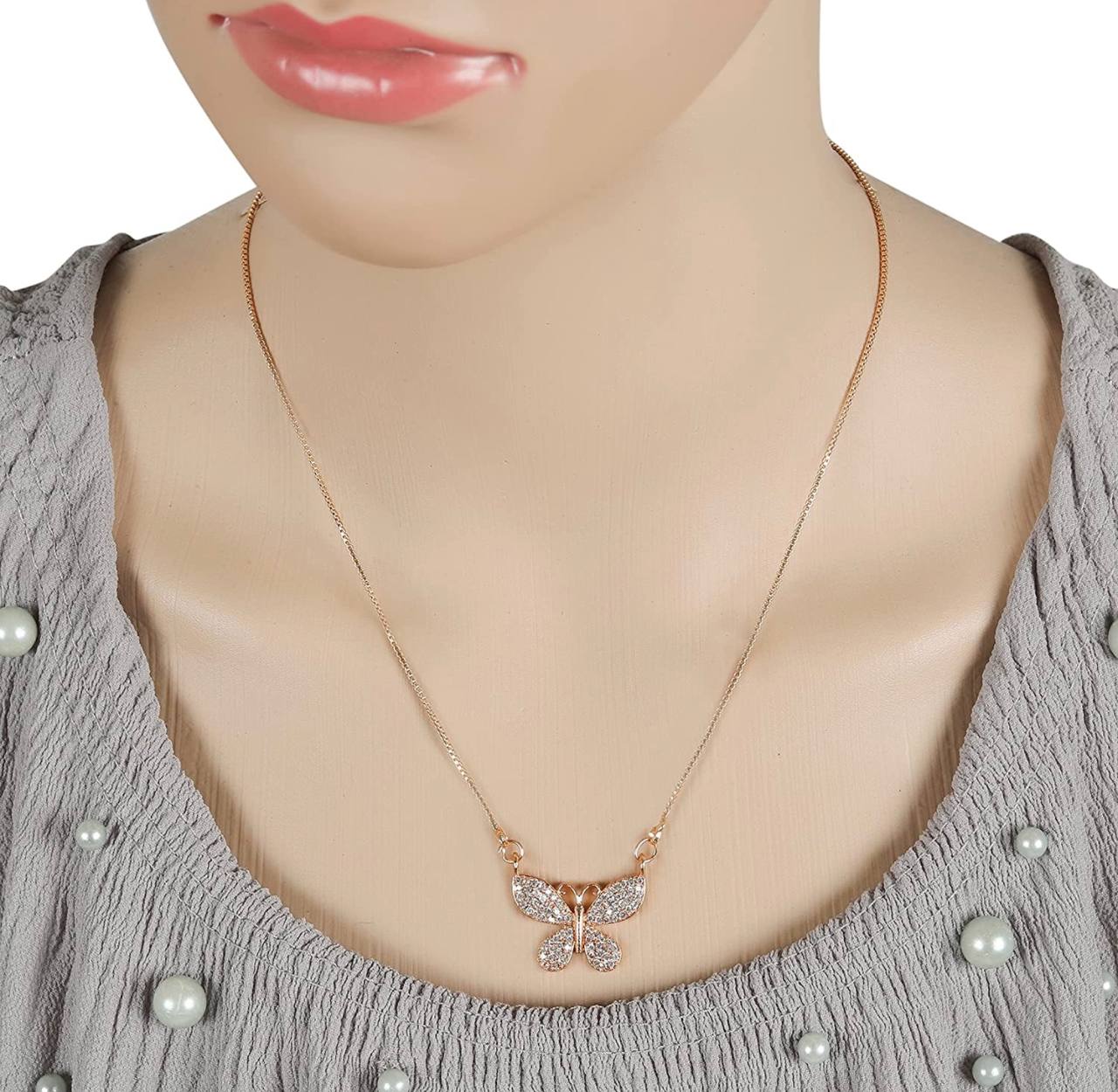 Women's Butterfly Pendant Chain